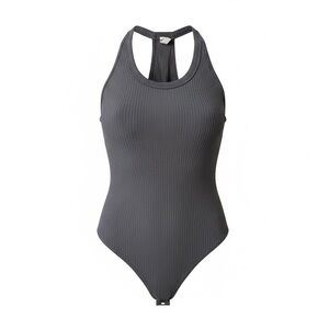 Free People Charcoal Ribbed One Piece top